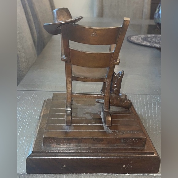 By Don Begg . For the Bronze Collector . “A Western Tradition “. - Picture 2 of 5